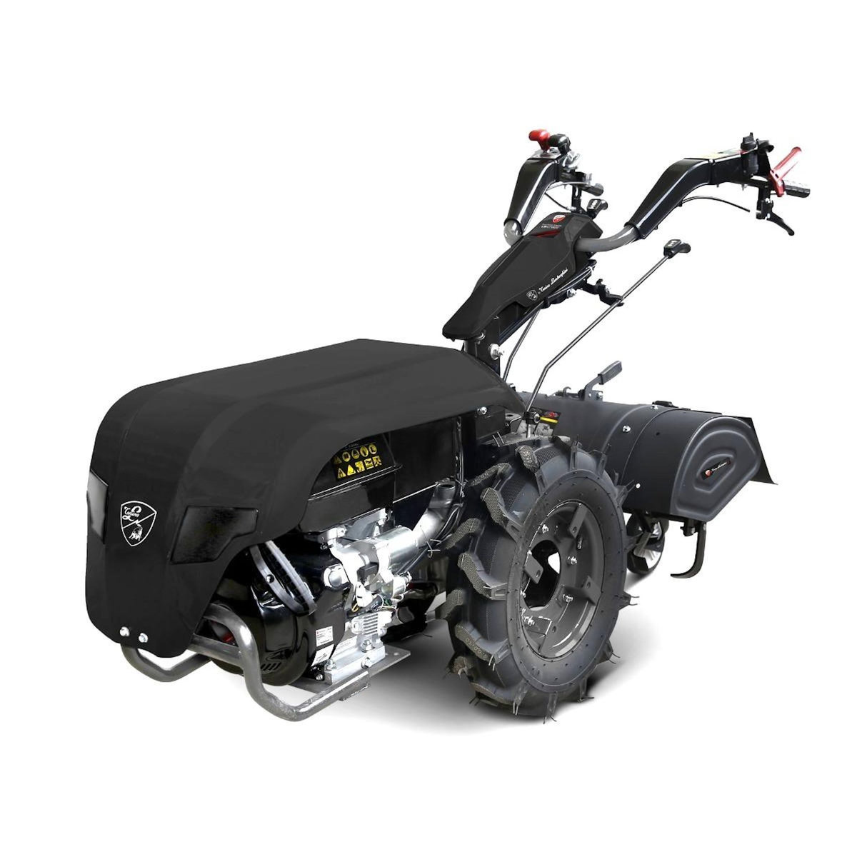 BY TONINO LAMBORGHINI GARDEN MACHINERY Motoculteur thermique Agricole 18CV 500cc 4T Démarrage électrique Fraise rotative 800mm Guidon réglable Tonino Lamborghini