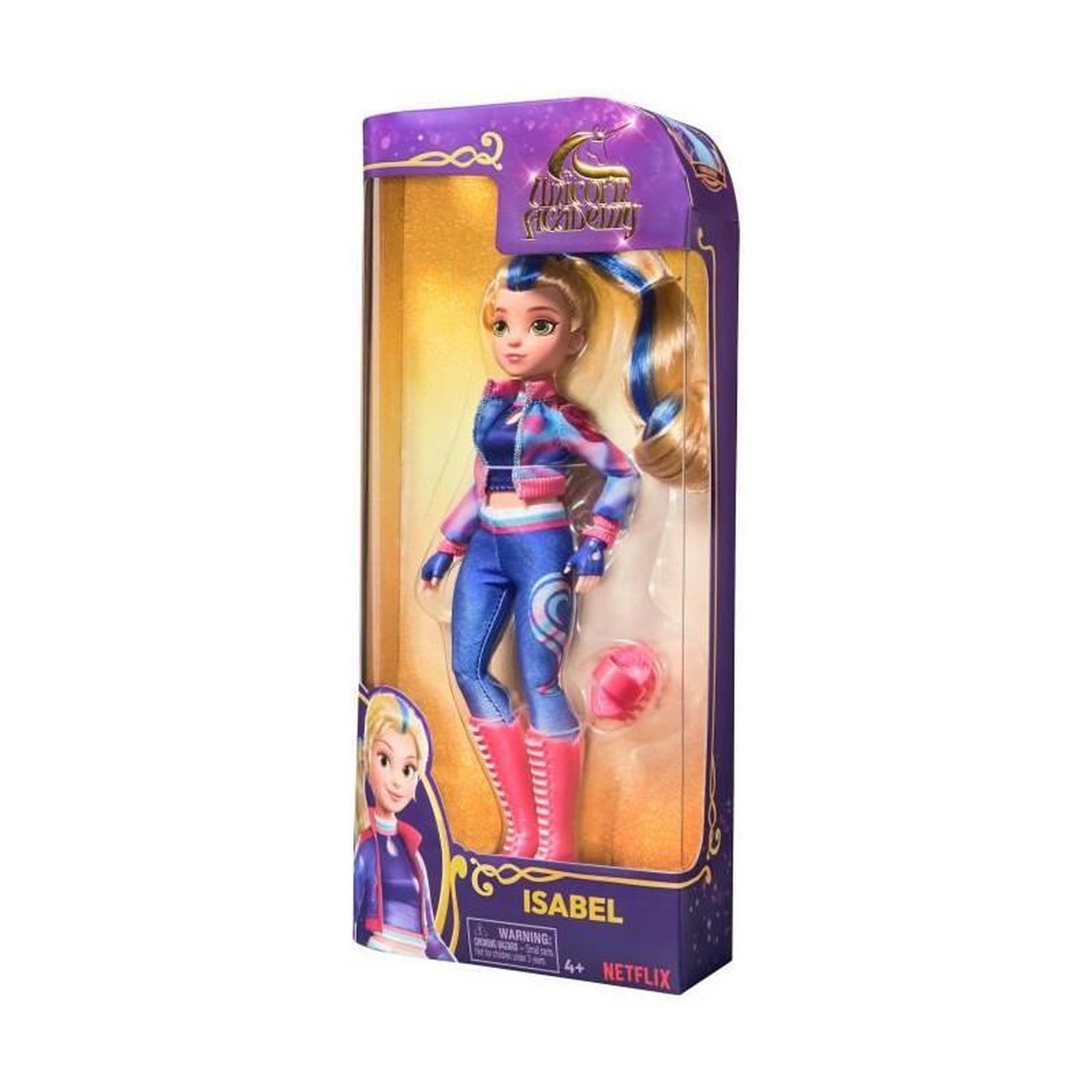 Voir la diapositive 3 : Spin Master SPIN MASTER POUPEE 24 CM ISABEL Unicorn Academy