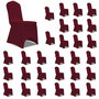 Voir la diapositive 1 : VIDAXL Housses elastiques de chaise Bordeaux 30 pcs