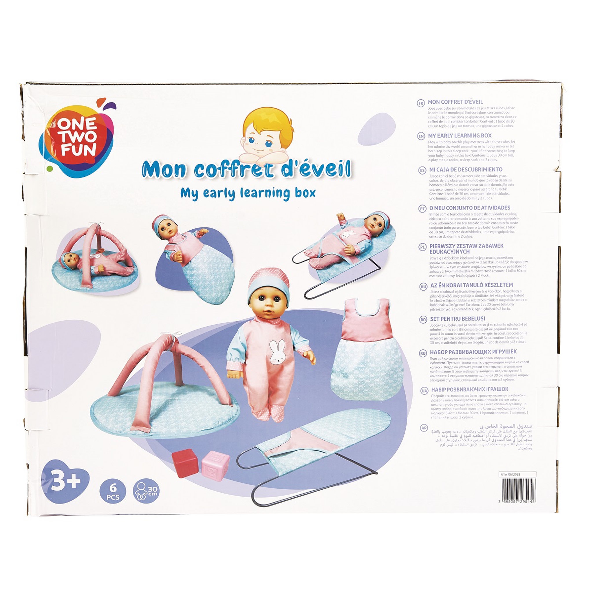 Voir la diapositive 3 : One Two Fun Coffret l'éveil de bébé