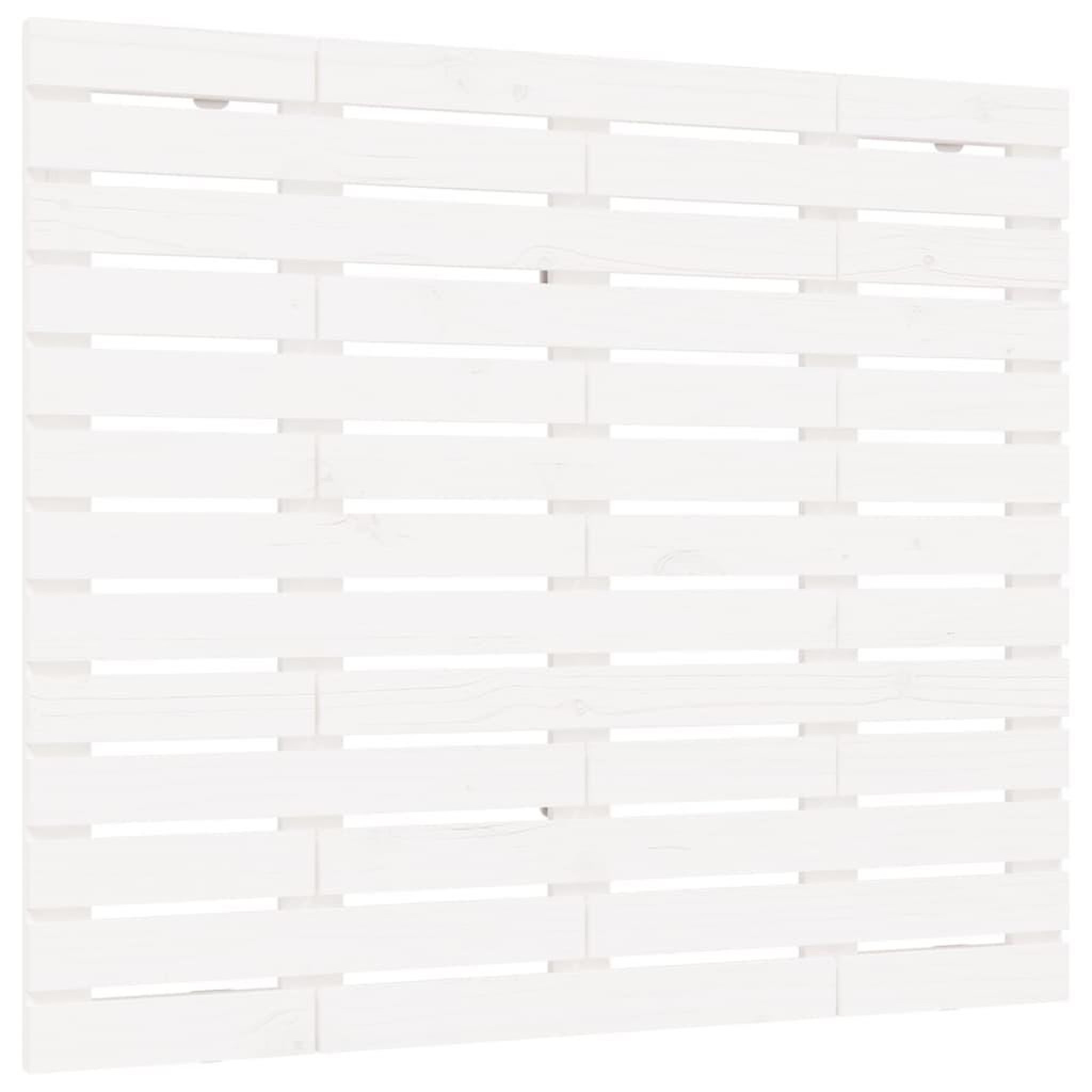 Voir la diapositive 2 : VIDAXL Tete de lit murale Blanc 96x3x91,5 cm Bois massif de pin