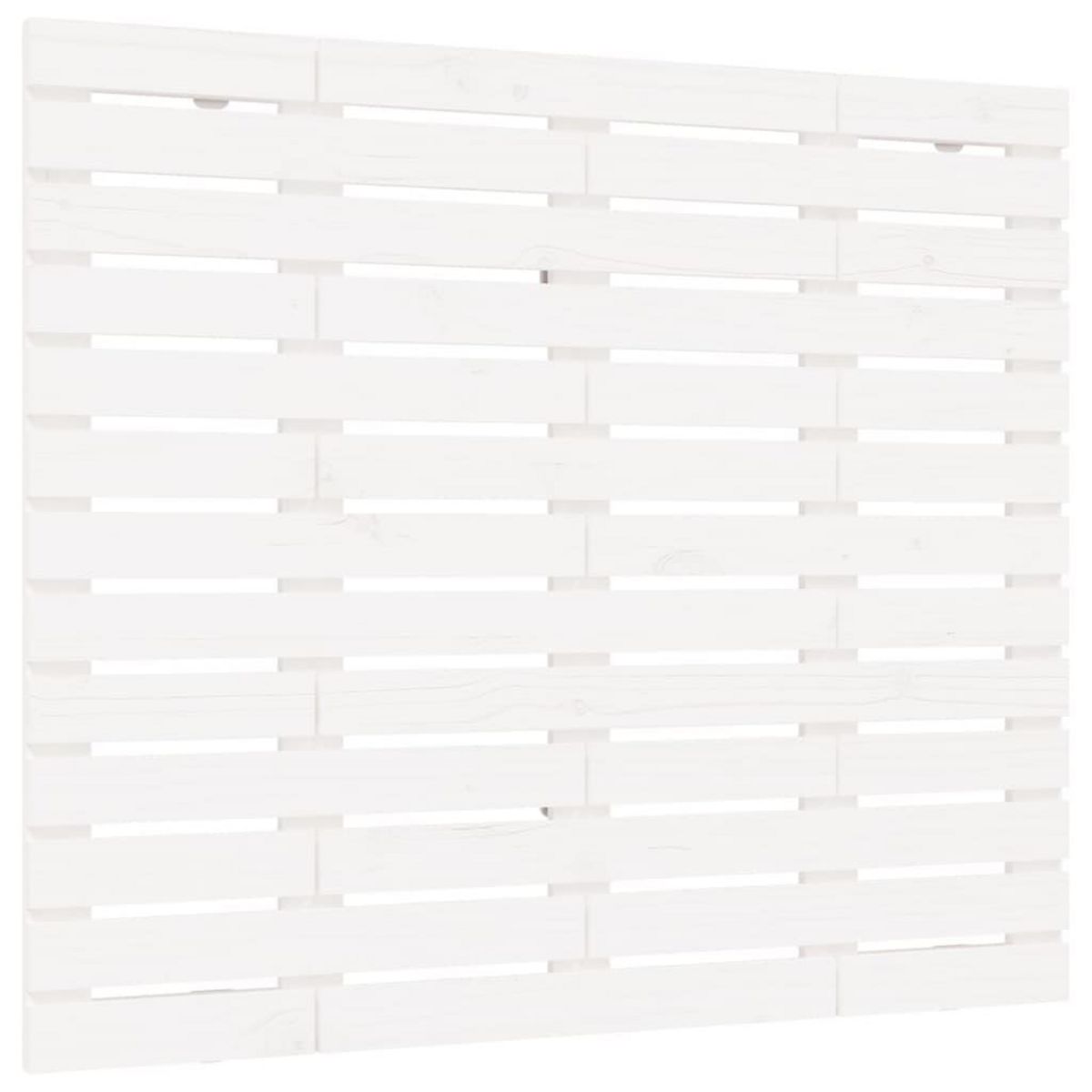 VIDAXL Tete de lit murale Blanc 96x3x91,5 cm Bois massif de pin