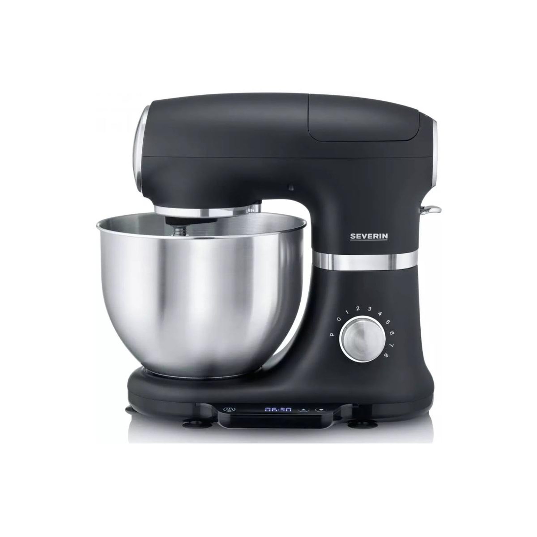 SEVERIN Robot pâtissier multifonction 5.5l 1000w noir/inox - km3898