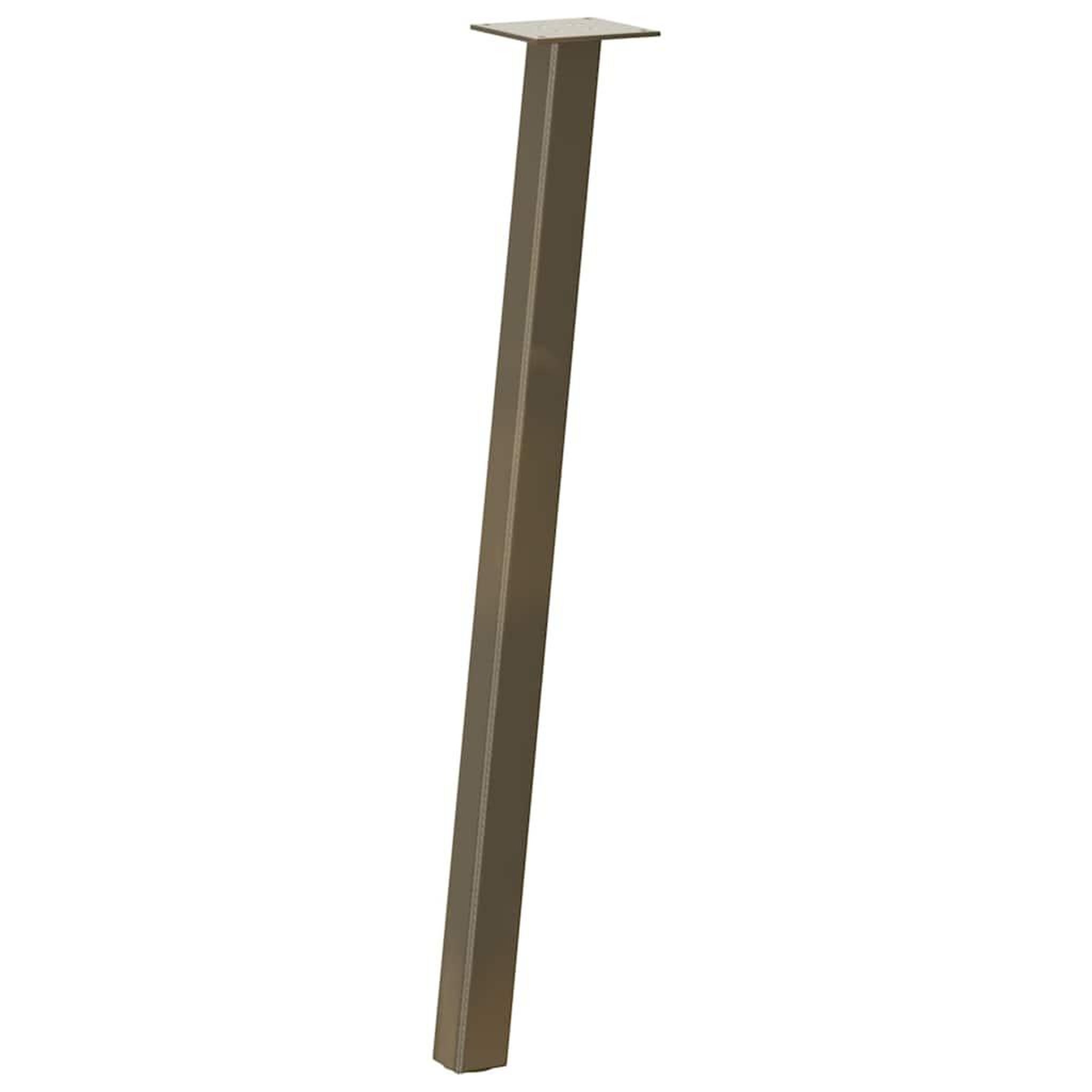 Voir la diapositive 4 : VIDAXL Pieds de table basse acier naturel 4 pcs 72 cm acier