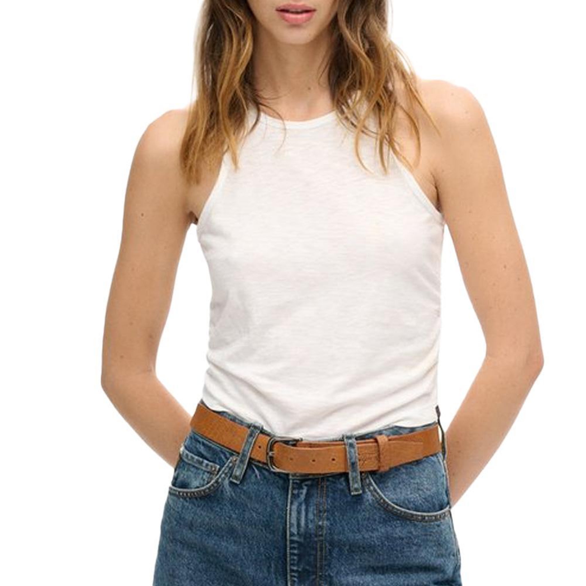 SUPERDRY Débardeur  Femme Superdry Superdry Ruched. Coloris disponibles : Blanc