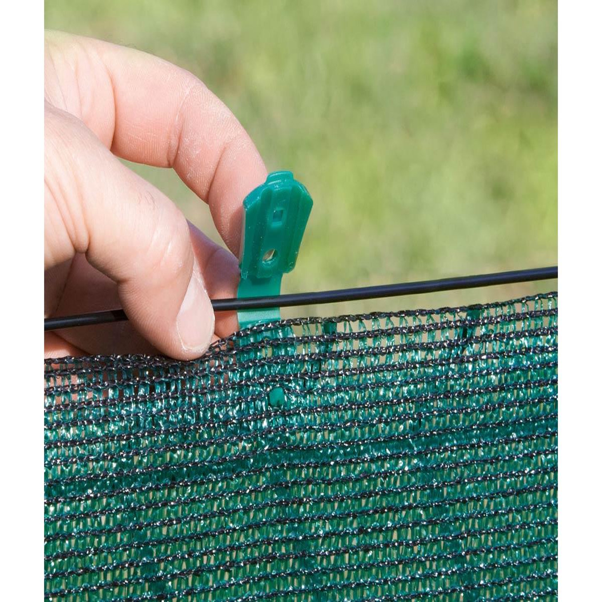 Voir la diapositive 4 : Nortene Lot de 20 clips de fixation pour brise vue synthétique