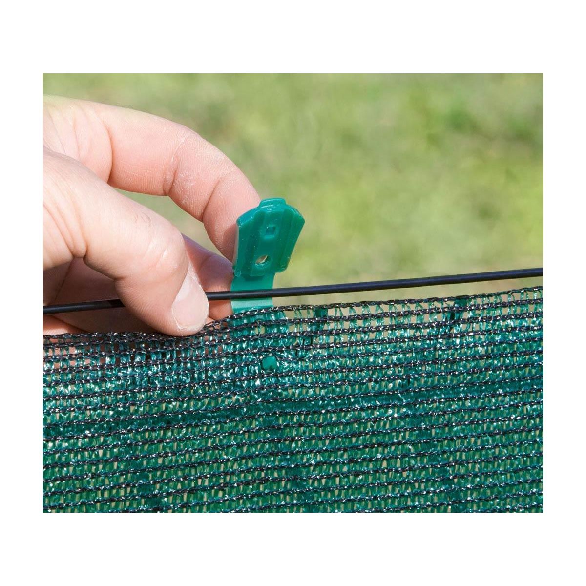 Nortene Lot de 20 clips de fixation pour brise vue synthétique