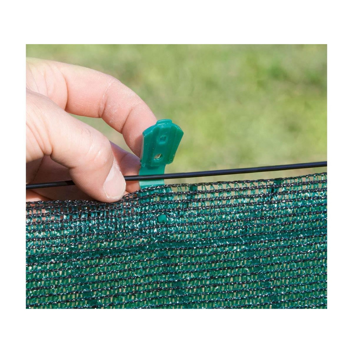 Nortene Lot de 20 clips de fixation pour brise vue synthétique