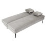 Voir la diapositive 6 : The Home Deco Factory Canapé convertible Fauske- 2 Places - Gris