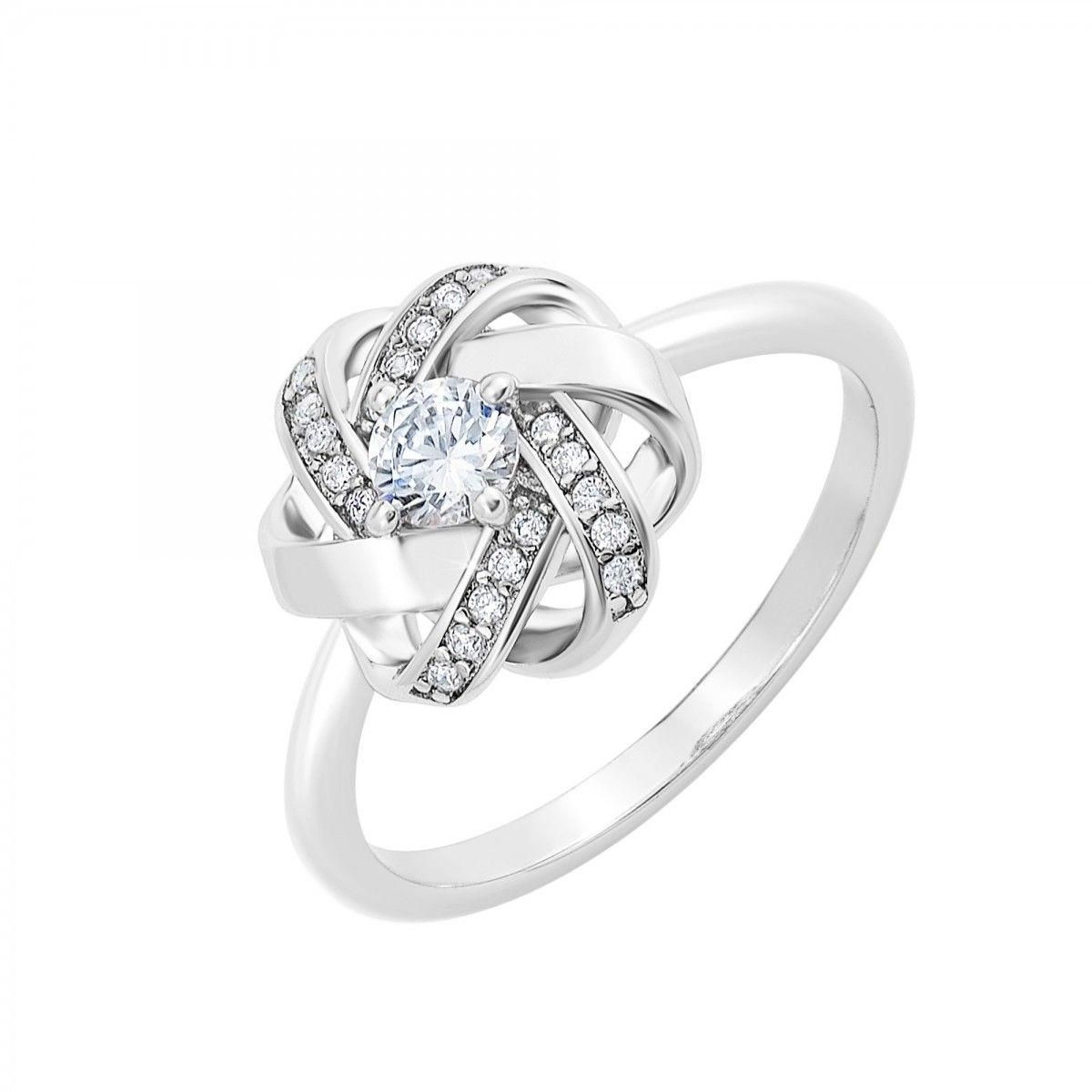 SC CRYSTAL Bague taille 54 SC Crystal ornée de cristaux scintillants