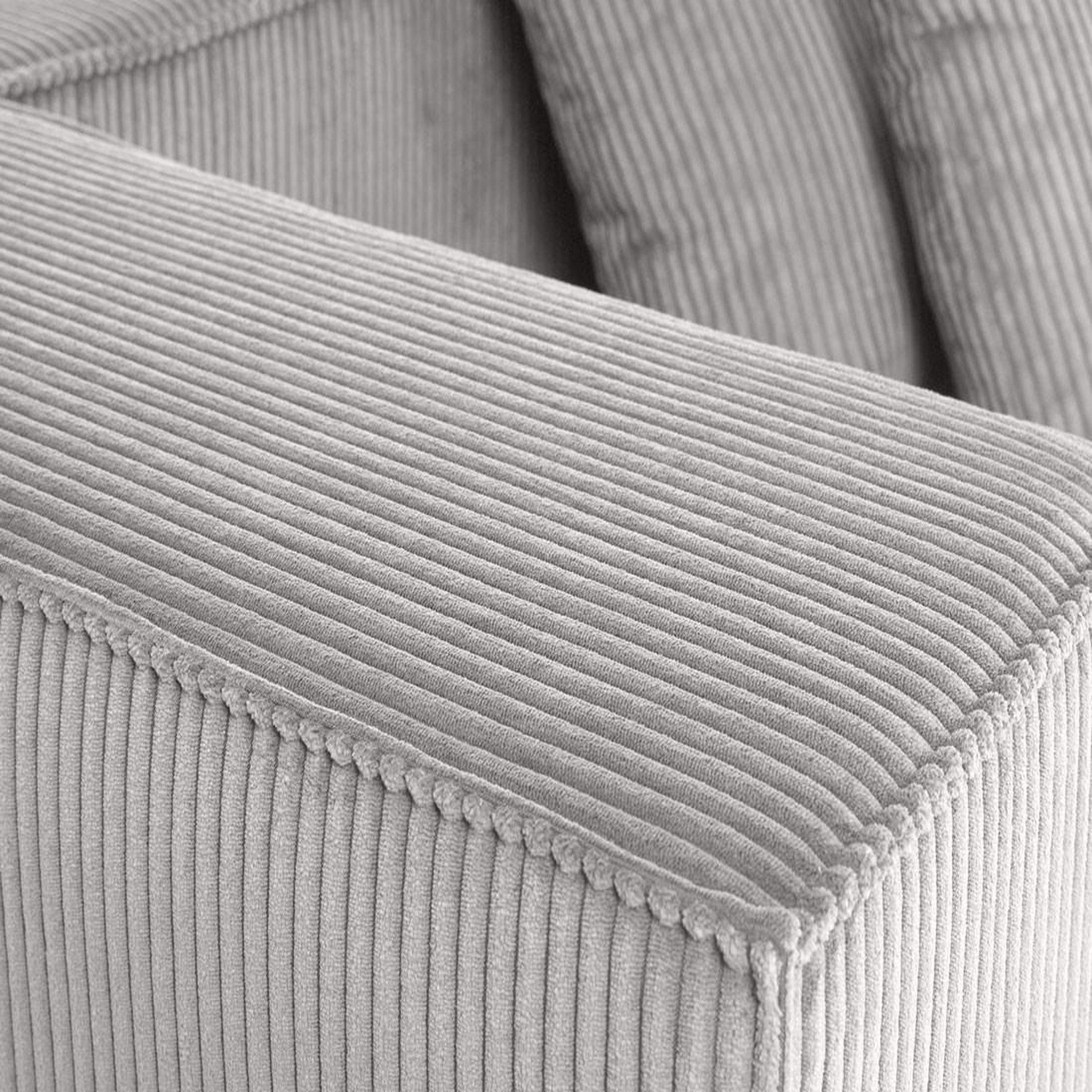 Voir la diapositive 6 : BEST MOBILIER Colombine - canapé modulable droit - 2 places - en velours côtelé