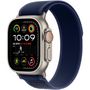 Voir la diapositive 2 : APPLE Bracelet 49mm boucle trail bleu titane naturel M/L