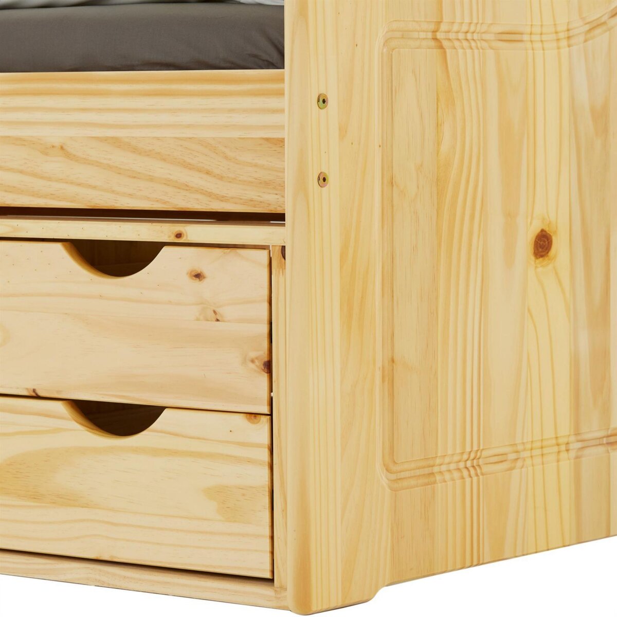 IDIMEX Lit fonctionnel SENTA en pin massif, 90 x 200 cm