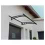 Voir la diapositive 1 : Canopia by PALRAM Marquise - Anthracite - 91-5x150x-5cm - CANOPY ALTAIR 1500