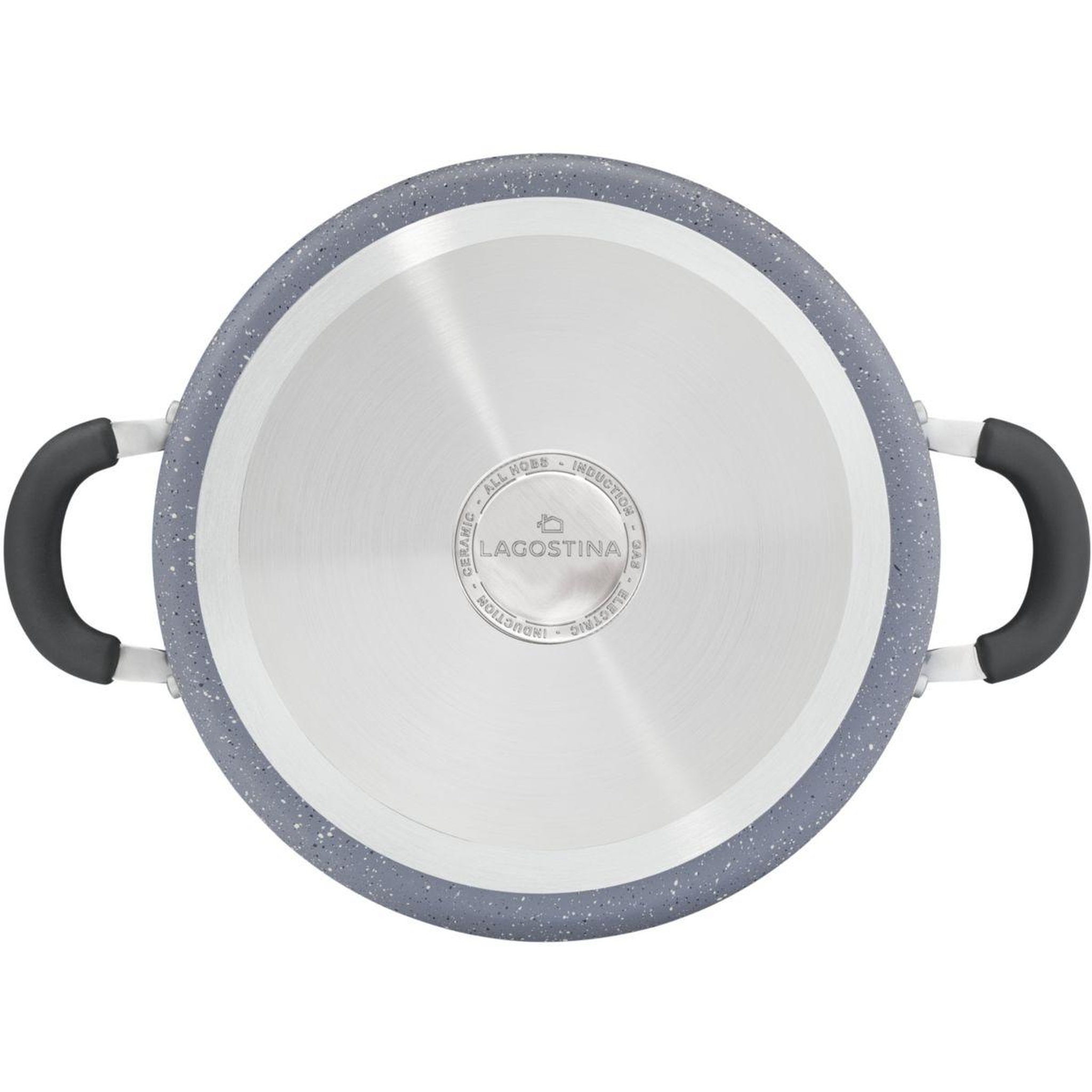Voir la diapositive 3 : Lagostina Sauteuse tempra mineral 2 anses 26cm + couvercle