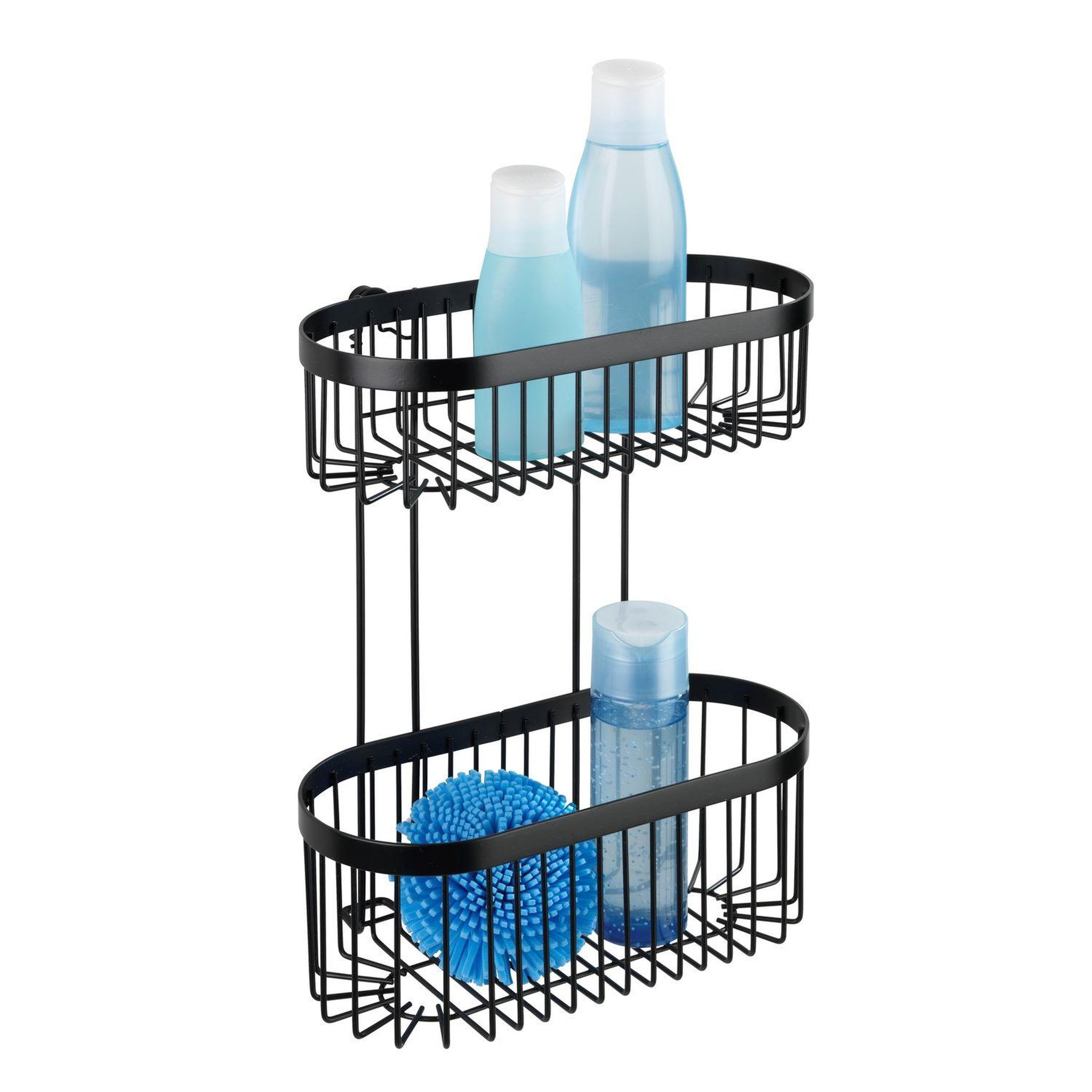 Wenko Etagère murale de douche indus classic - l. 26 x h. 33 cm - noir