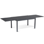 Voir la diapositive 3 : ID MARKET Salon de jardin POLY extensible table 135-270 CM et 12 chaises gris foncé