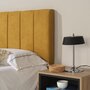 MARCKONFORT Tête de lit tapissée Creta 160x60 cm Couleur Moutarde, 8 cm d'épaisseur