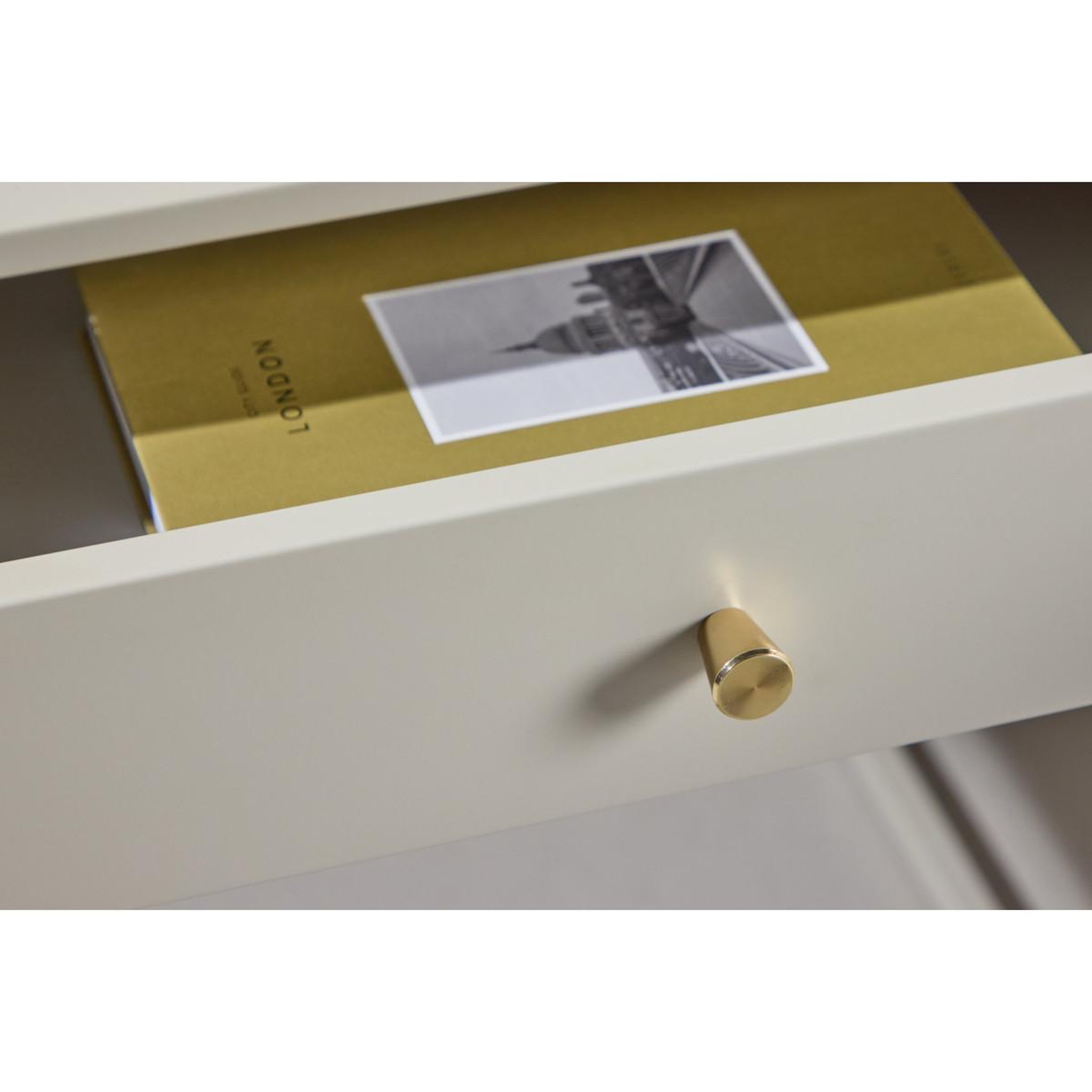 Voir la diapositive 5 : Paris Prix Table de chevet avec tiroir  bakal  50cm beige
