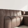 Voir la diapositive 4 : LISA DESIGN Curtis - canapé d'angle droit 4 places en simili
