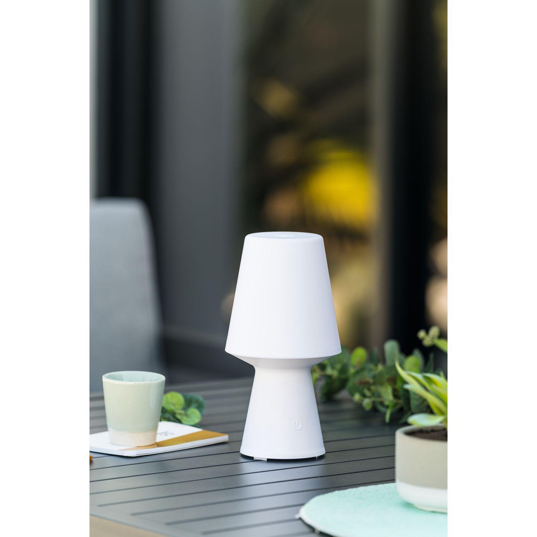 Voir la diapositive 4 : ATMOSPHERA Lampe d'extérieur wiza à poser - blanc