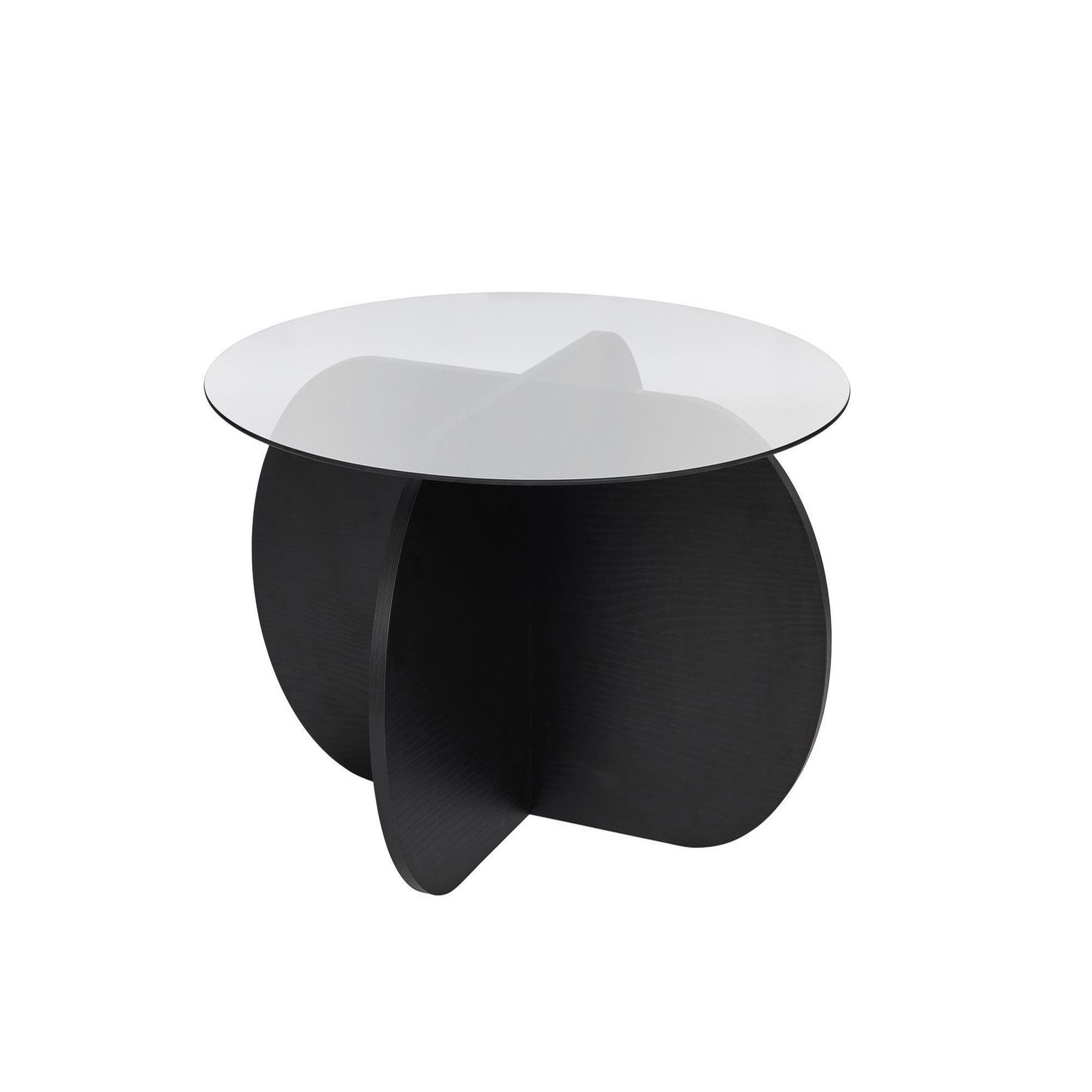 Habitat et Jardin Table basse en bois  aeris  - 75 x 75 x 35 cm - bois noirfumée