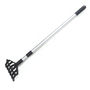 Voir la diapositive 1 : KZ GARDEN Desherbeur manuel à Mauvaises Herbes Manche téléscopique 91-146cm - Râteau de Désherbage jardin 6 dents Allées Potager KZ GARDEN