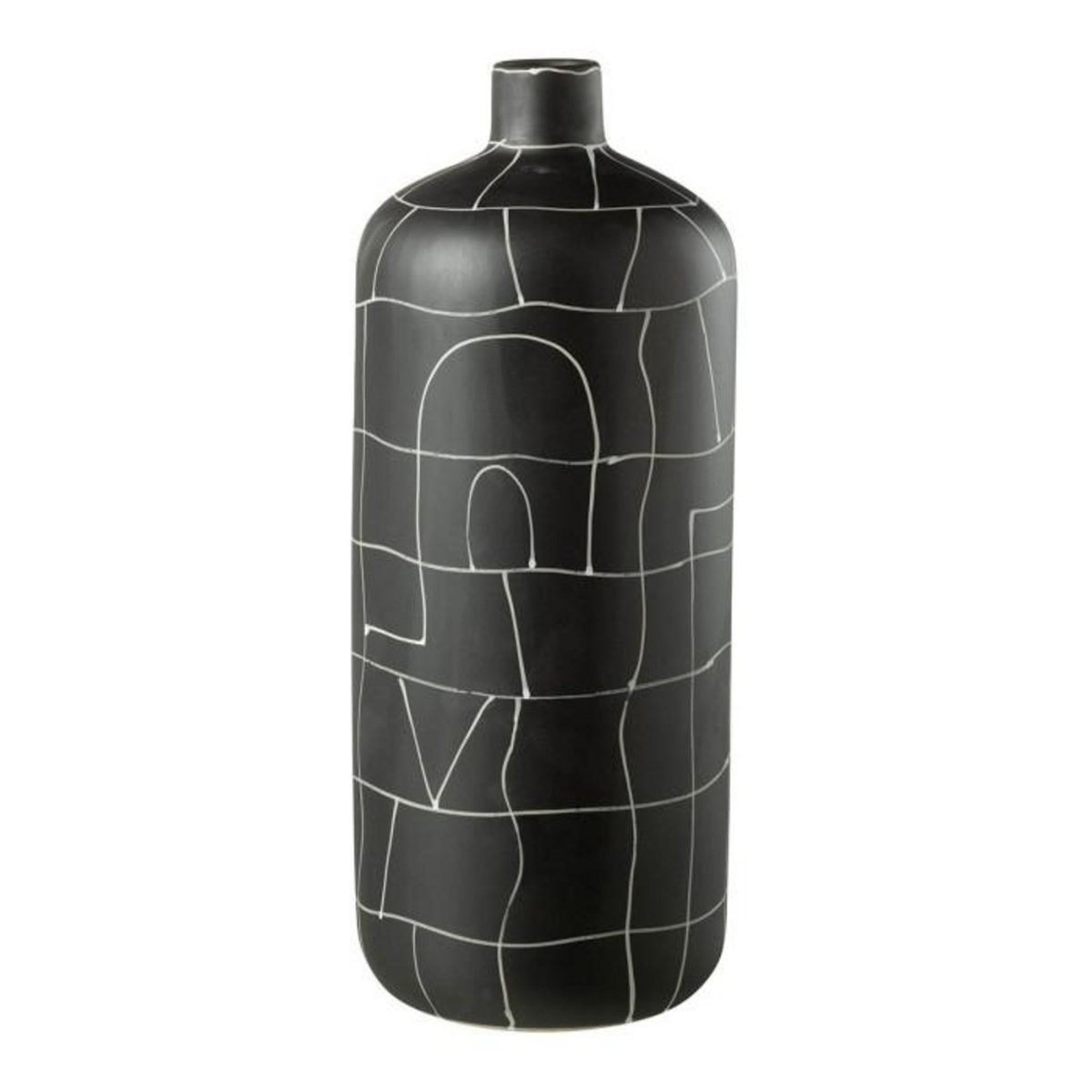 Paris Prix Vase Bouteille en Céramique  Japan  50cm Noir