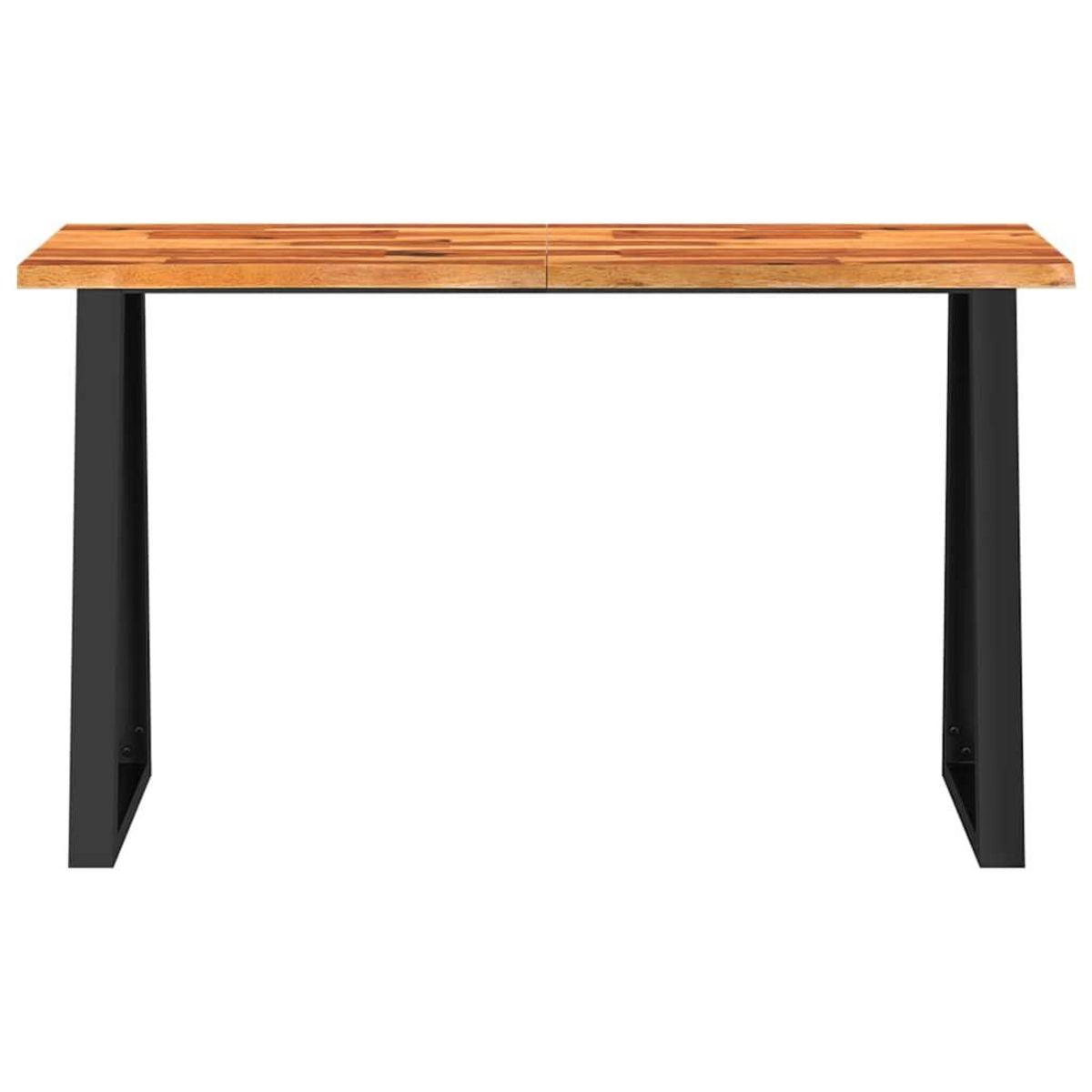 VIDAXL Table console a live edge 140x40x80 cm bois d'acacia solide