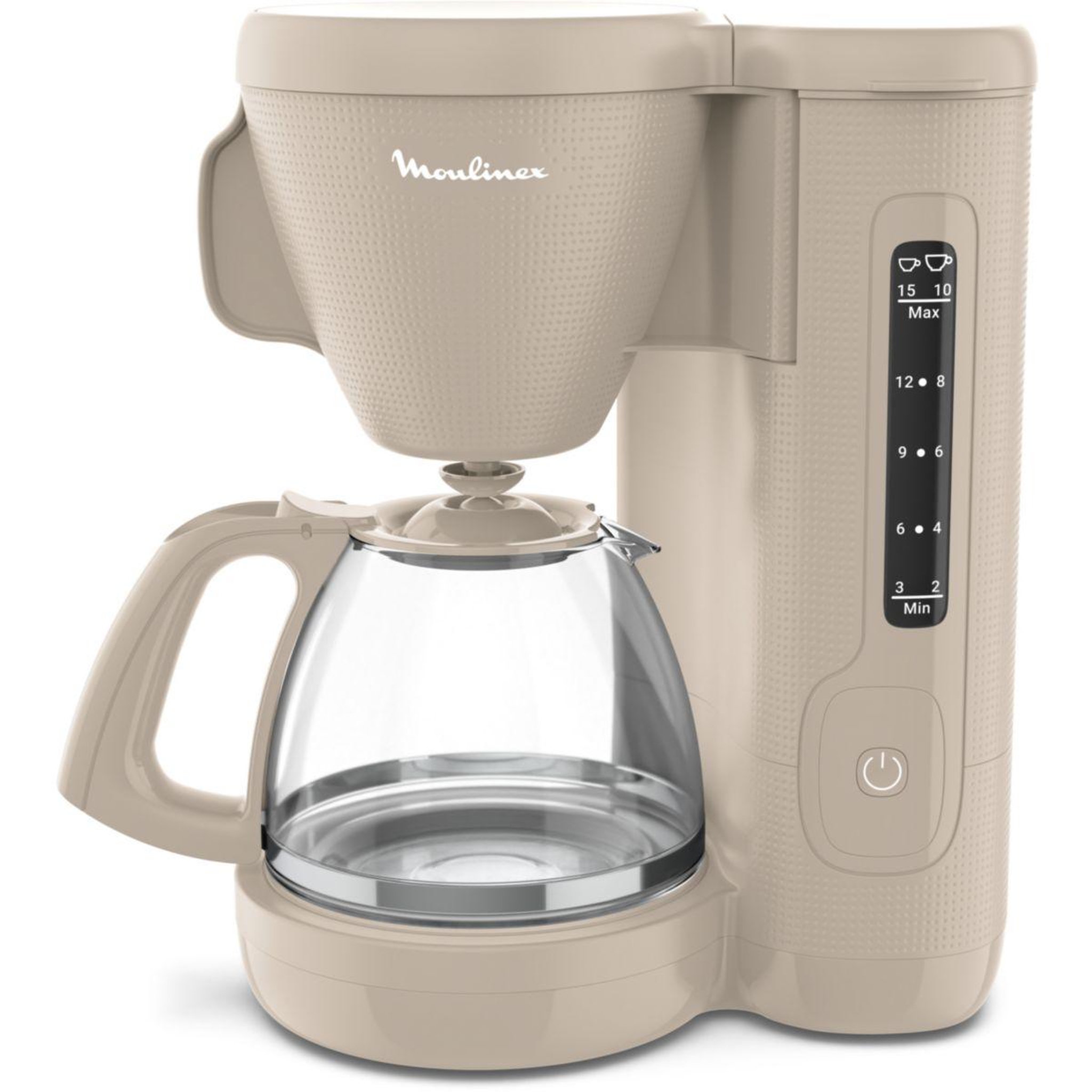 Voir la diapositive 2 : MOULINEX Cafetière filtre fg2m0b10 morning grise
