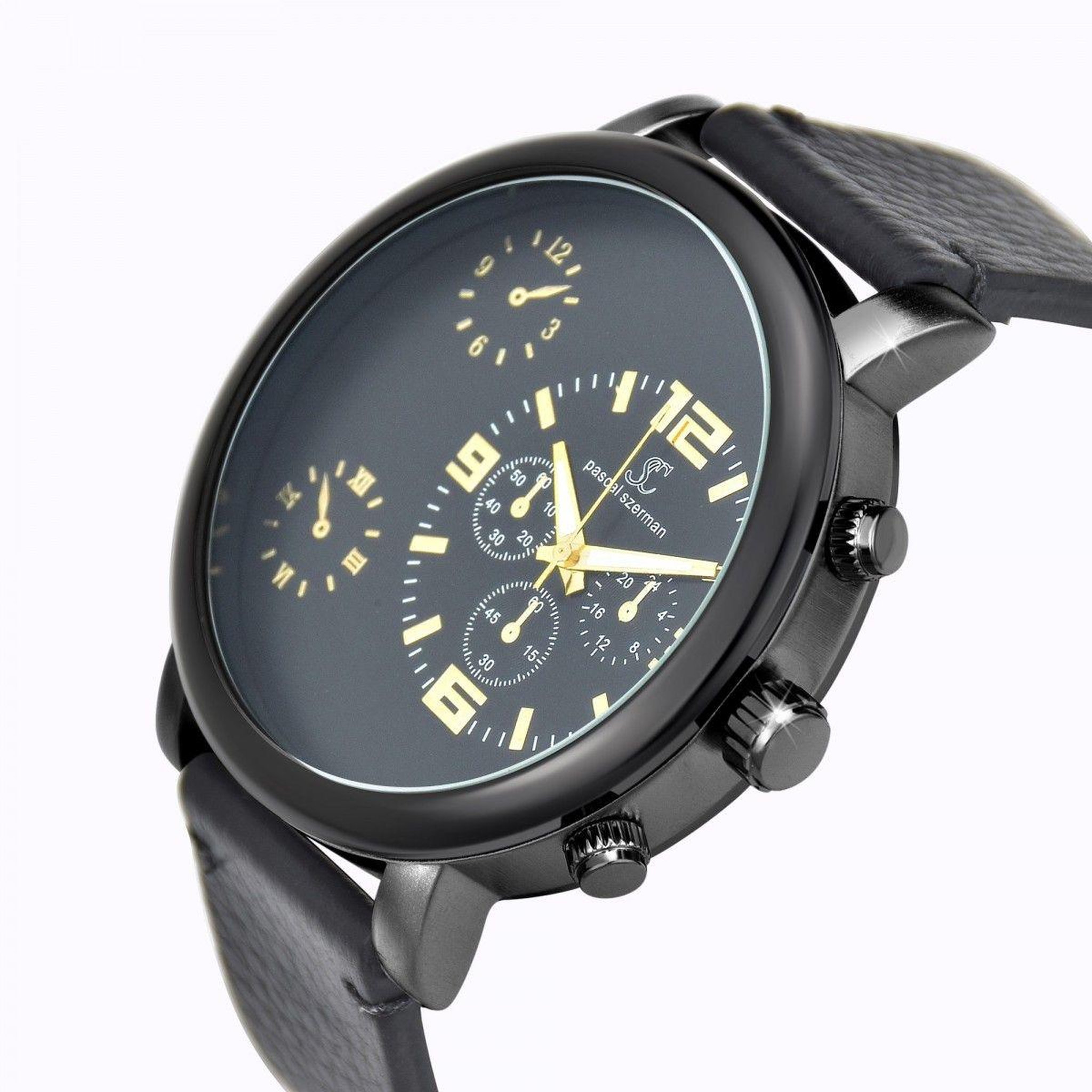Voir la diapositive 3 : SC CRYSTAL Montre homme quartz SC Crystal collection Pascal Szerman