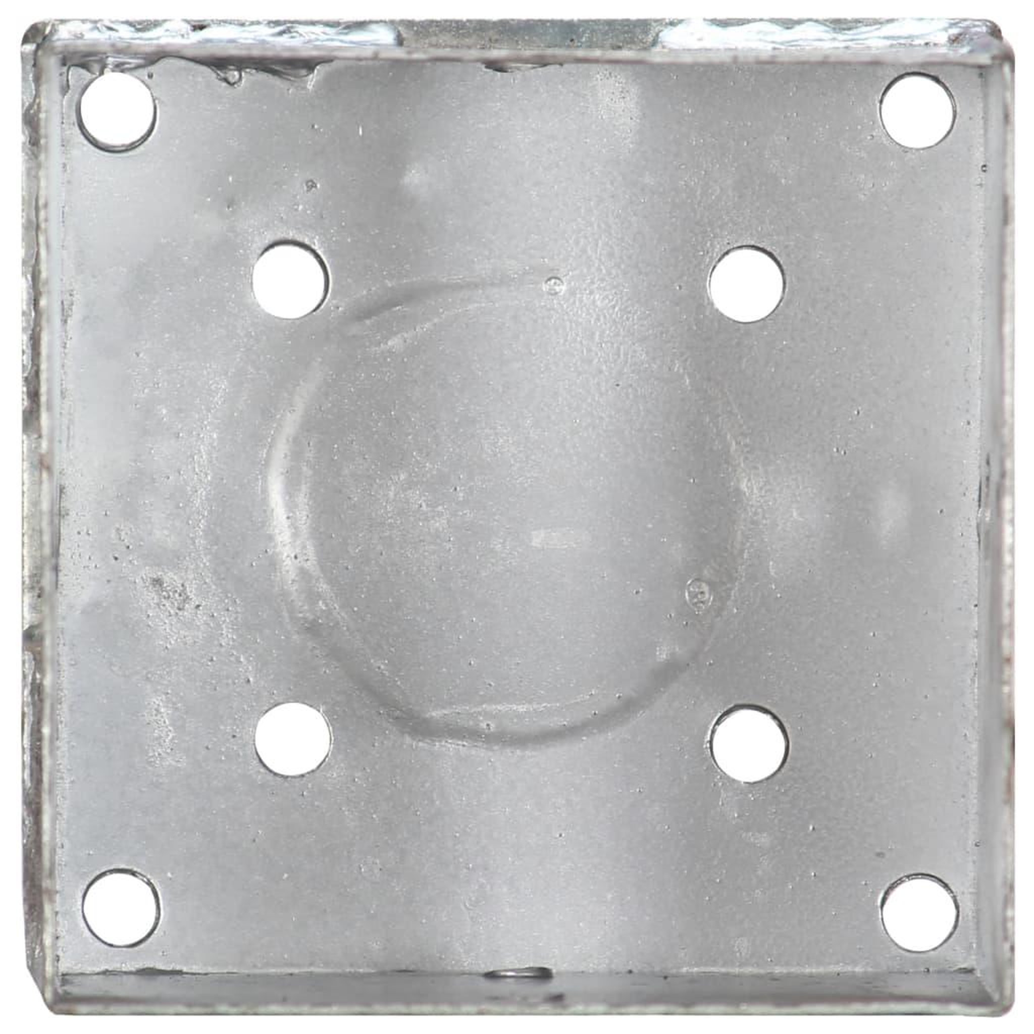 Voir la diapositive 5 : VIDAXL Piquets au sol 2 pcs argente 14x14x58 cm acier galvanise