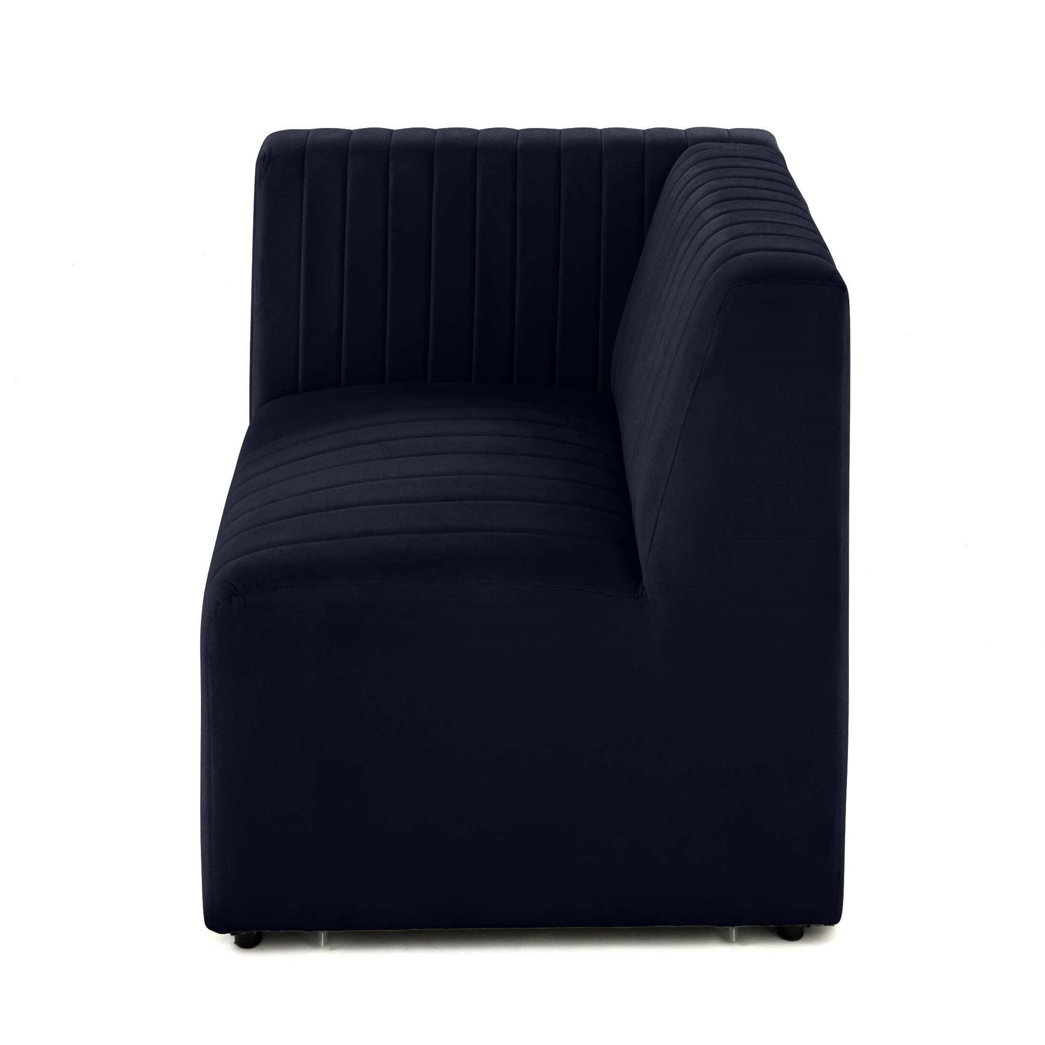 Voir la diapositive 3 : LISA DESIGN Nova - module d'assise gauche - en velours
