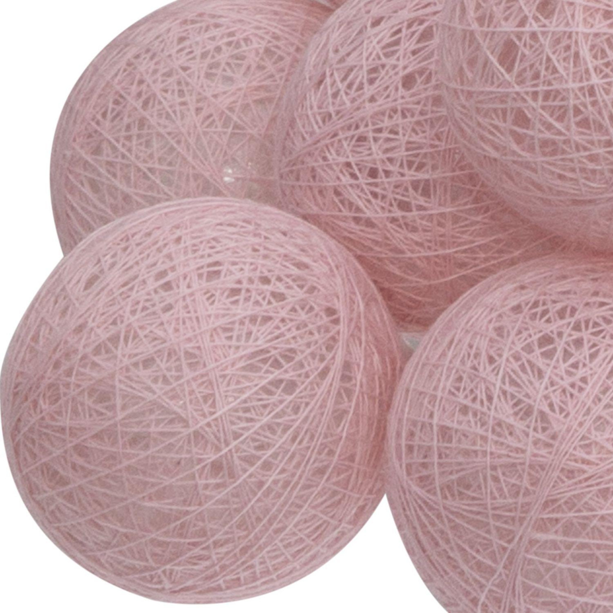 Voir la diapositive 2 : ATMOSPHERA Guirlande LED 10 boules - Rose