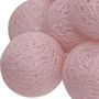 Voir la diapositive 2 : ATMOSPHERA Guirlande LED 10 boules - Rose