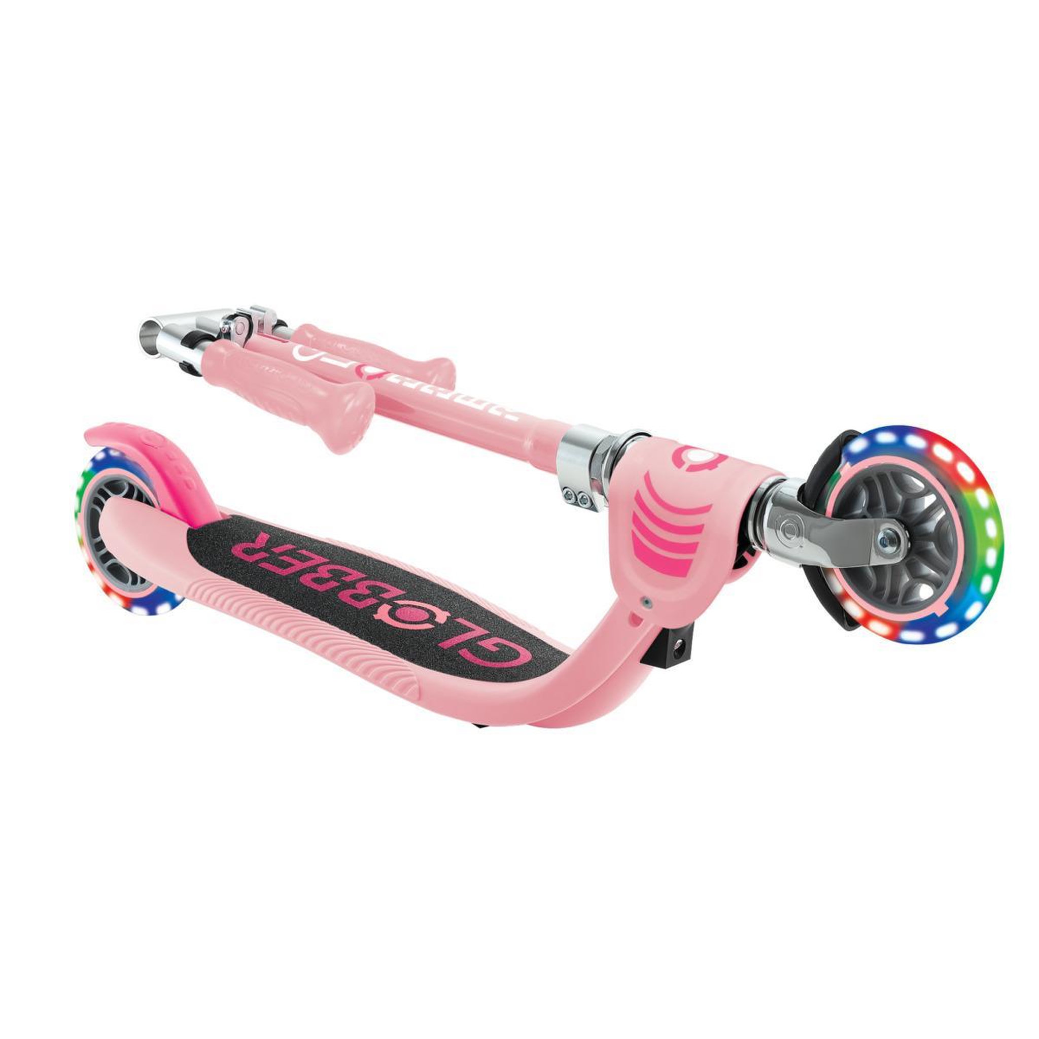 Voir la diapositive 3 : Globber Trottinette Flow Foldable Junior Lights fushia