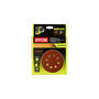 Voir la diapositive 1 : Ryobi Lot de 10 disques abrasifs Ryobi - 125mm - Grain 100, 120, 240 et 320 - RO125A10