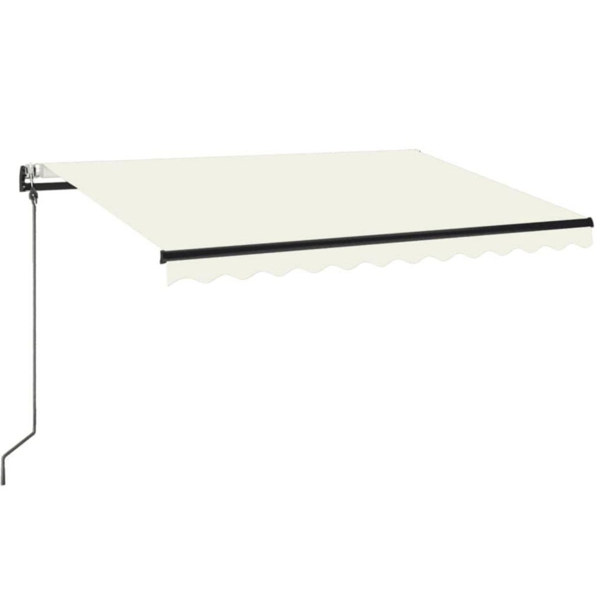 VIDAXL Auvent retractable automatique 350x250 cm Creme