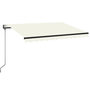 Voir la diapositive 2 : VIDAXL Auvent retractable automatique 350x250 cm Creme