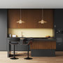 Voir la diapositive 5 : Rendez vous déco Chaise de bar réglable et pivotante 59/81 cm en cuir synthétique noir-Basile