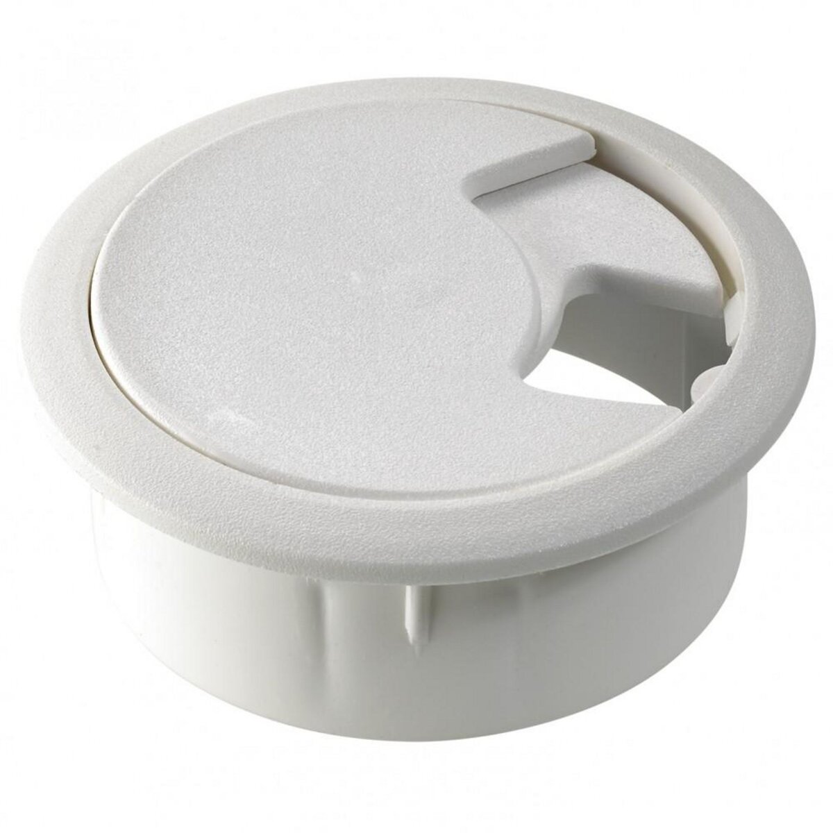 CENTRALE BRICO 1 passe-fils plastique brut HETTICH