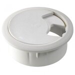 CENTRALE BRICO 1 passe-fils plastique brut HETTICH