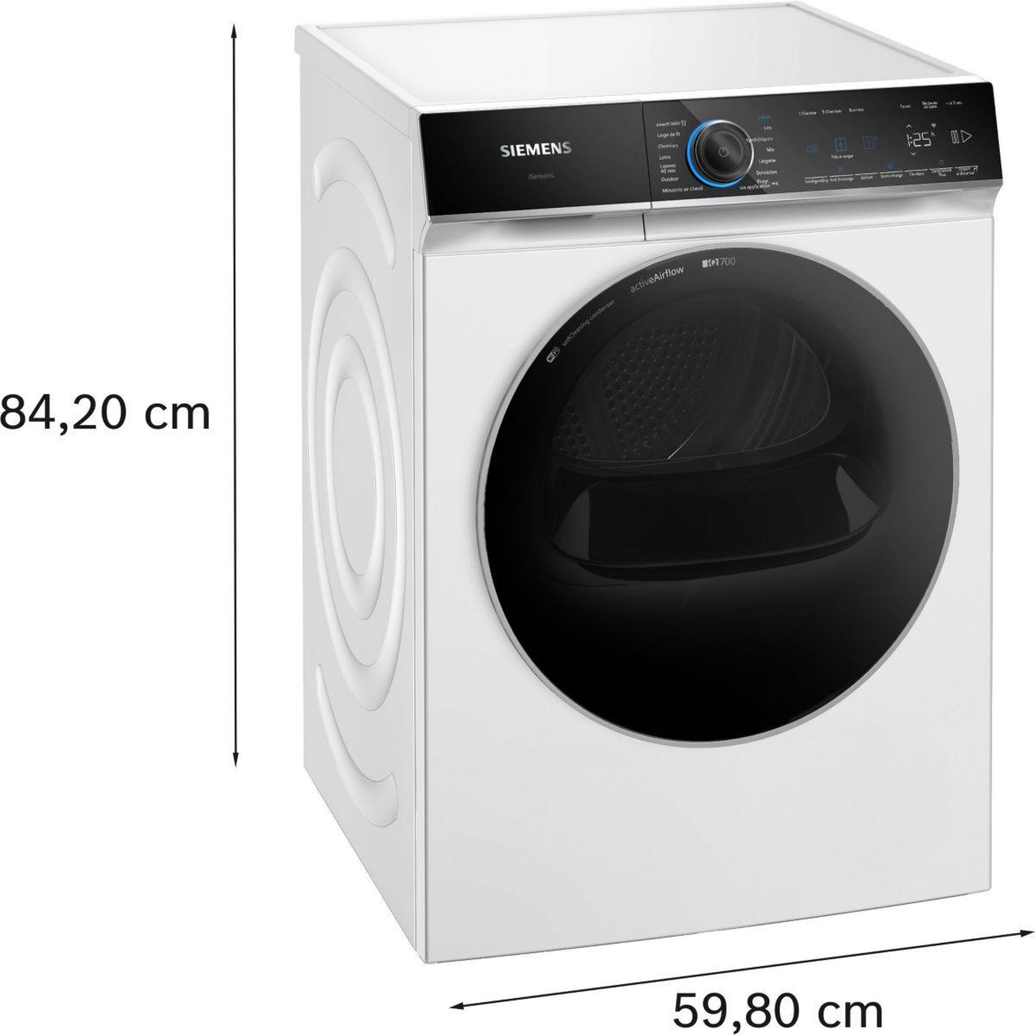 Voir la diapositive 5 : Siemens Sèche linge pompe à chaleur WR47B2C0FR 9kg - Idéal famille & Ultra-silencieux & Sérénité & Connecté & Basse consommation