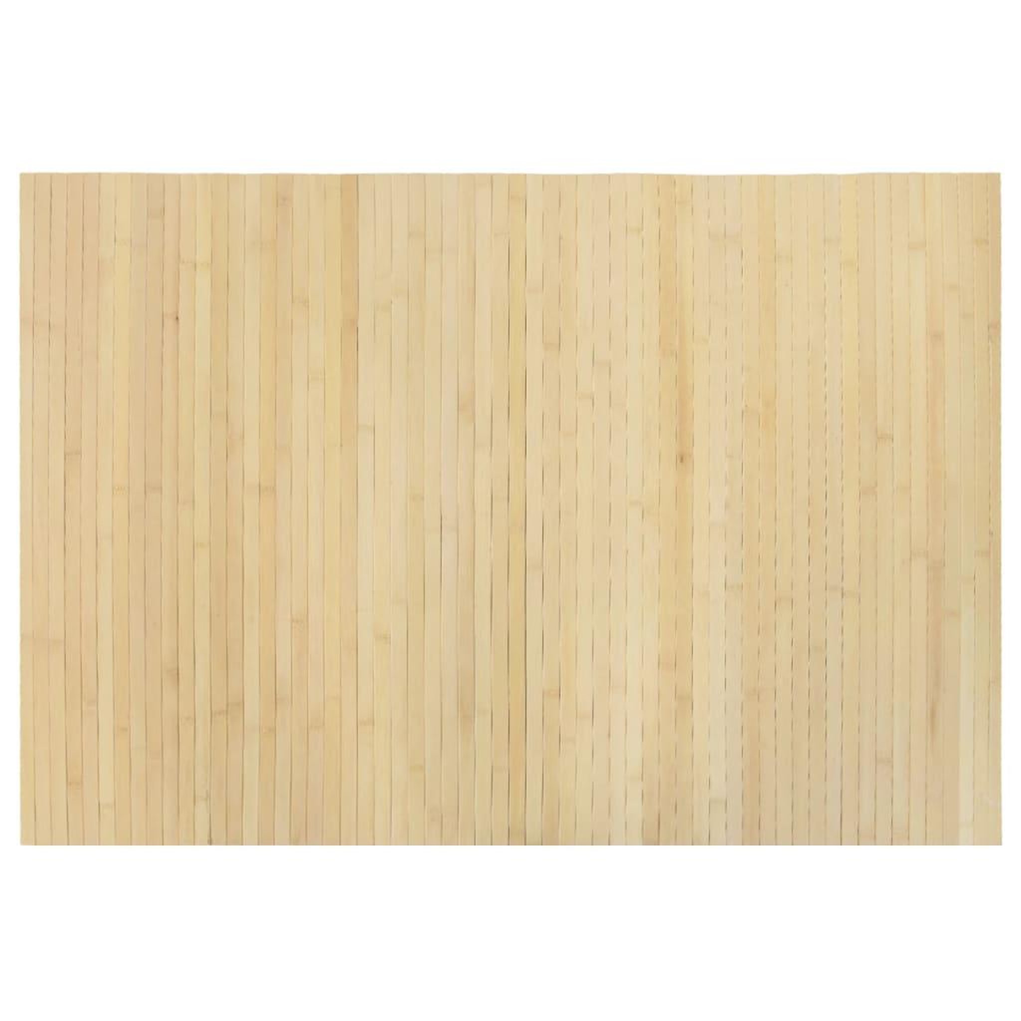 Voir la diapositive 2 : VIDAXL Tapis rectangulaire naturel clair 70x100 cm bambou