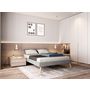 Voir la diapositive 1 : Cadre de lit scandinave en tissu 140x190 OREBRO