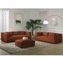 Voir la diapositive 3 : LISA DESIGN Stella - pouf en velours côtelé - style contemporain