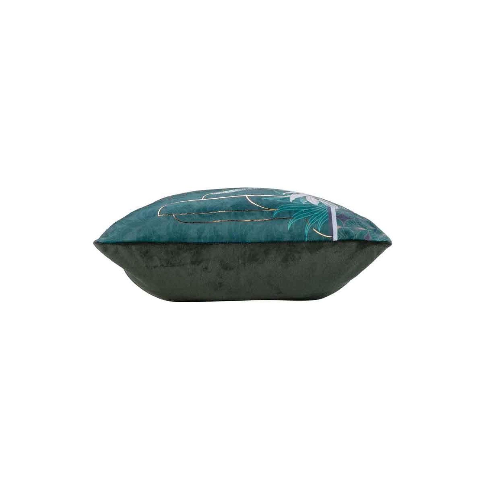 Voir la diapositive 2 : Douceur d'Intérieur Housse de coussin imprimée  floriana  40x40cm vert
