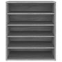 Voir la diapositive 5 : VIDAXL Meuble a chaussures Sonoma gris 60x35x70 cm Bois d'ingenierie