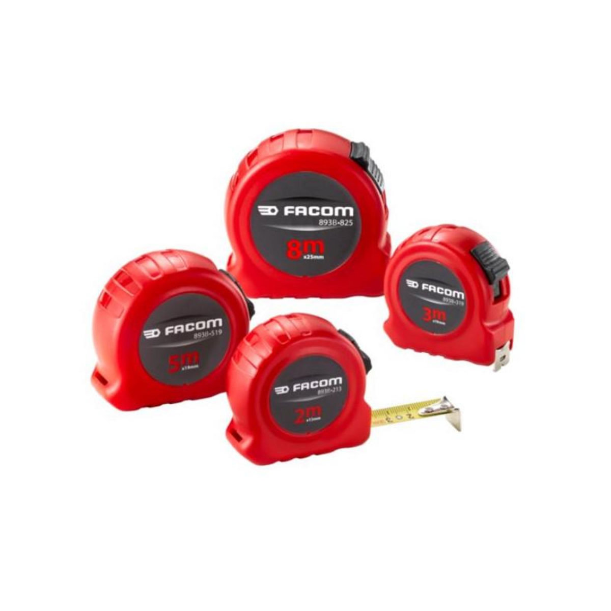 FACOM Mètre à ruban à double marquage 8mx25mm FACOM 893B.825PB