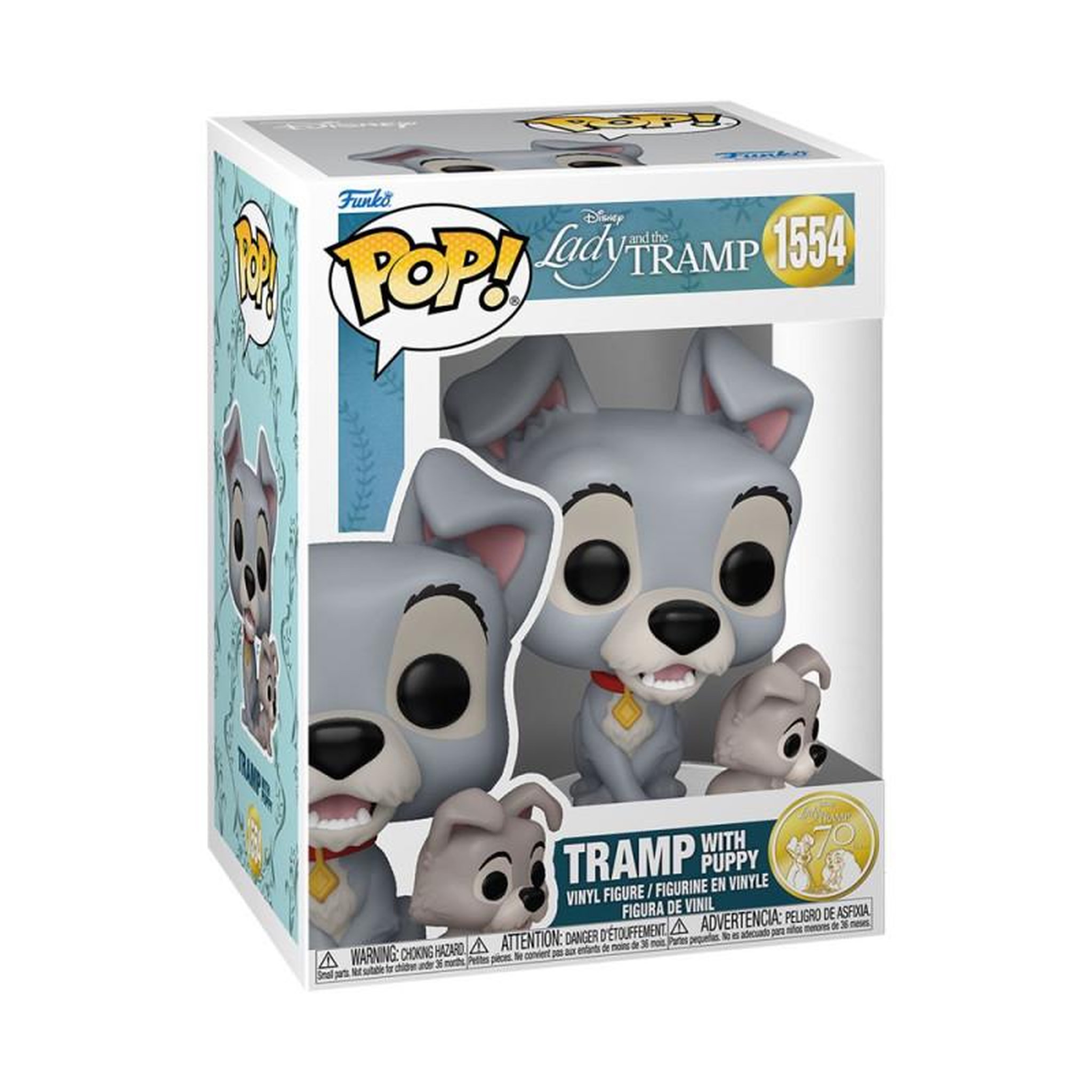 Funko Figurine Funko Pop Disney Lady and Trump Disney Trump with puppy